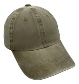 Gorra Gabardina Gastada Lisa Color Verde Musgo Talle Estandar/regulable