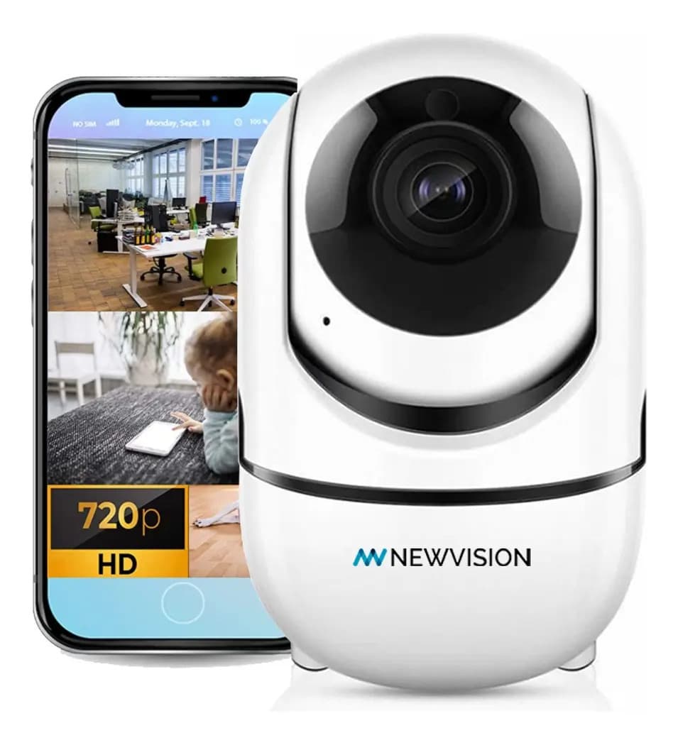 Cámara de seguridad Newvision DC48 Camara Seguridad Ip con resolución 1MP visión nocturna incluida color blanco