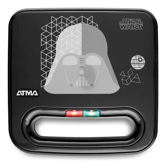 Sandwichera Atma Star Wars Darth Vader Negro