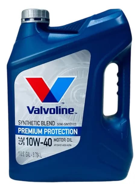 Aceite para motor Valvoline semi-sintético 10W-40 para auto/camioneta de 1 unidad x 3.784L