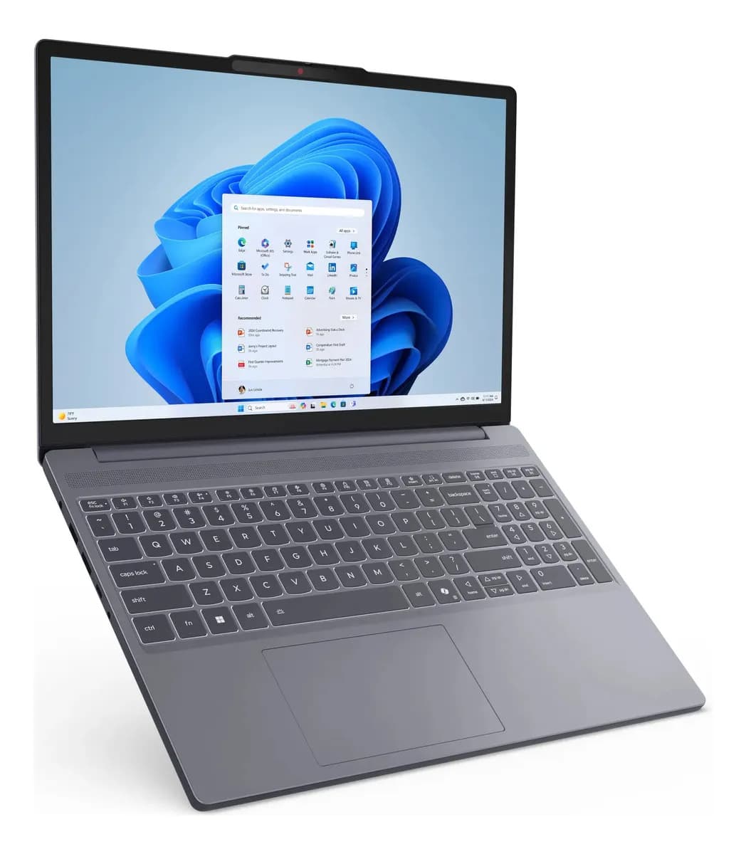 Notebook Lenovo Ideapad Slim 3 15arp10 Amd Ryzen 7 7735hs 40gb Ddr5 1 Tb Ssd Nvme 15.3 Wuxga Ips 1920x1200 Amd Radeon Graphics 680m Wifi 6 Camara Fhd Ir Teclado Español Color Luna Grey