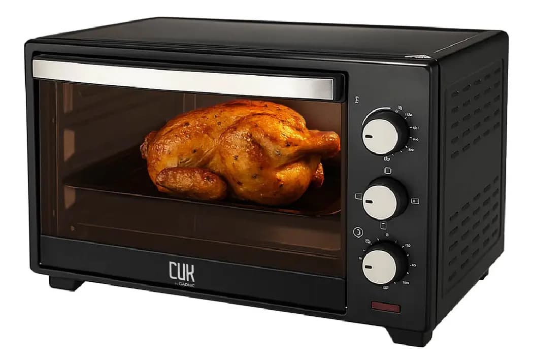 Horno Eléctrico Gadnic 16L 1280W Termostato Temporizador Max 250c