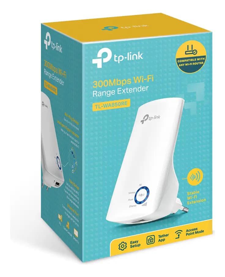 Repetidor extensor de red wifi 4 TP-Link WA850RE v2 blanco