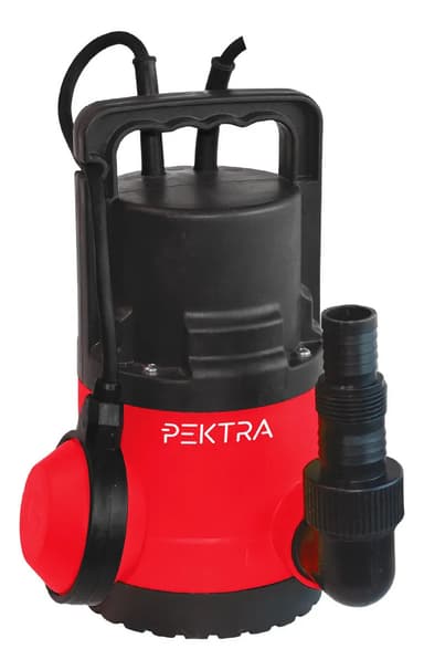 Bomba Sumergible 550w 3/4hp Pektra Agua Limpia 11000l/h 8m Color Rojo
