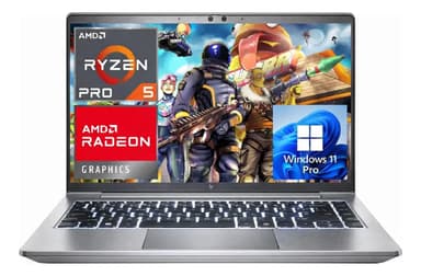 Portátil HP Elitebook G9 AMD Ryzen 5 Pro 5765u, 16 GB de RAM DDR4, 256 GB SSD, Windows 11 Pro, For Business & Games 1080p Full HD - Excelente (Reacondicionado)