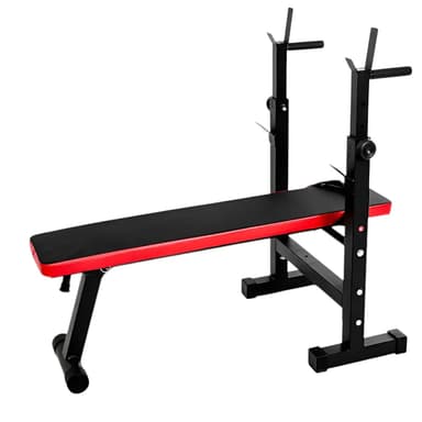 Banco De Pecho Plegable Dakota, Tabla De Gimnasio Con Soporte Para Barra