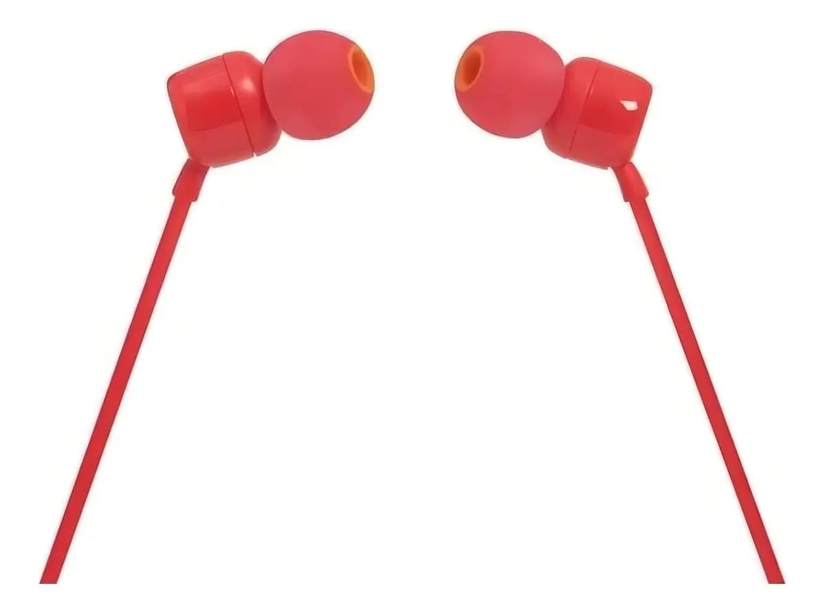 Auriculares in-ear JBL Tune 110 JBLT110 red