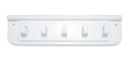 Perchero 5 Ganchos Plastico Baño Colombraro Blanco