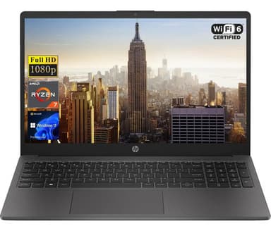 Notebook HP 255 G10 Ryzen 7 7730U | 16GB RAM | 512GB SSD NVMe | 15.6” Full HD | Windows 11 Home | Laptop Empresarial