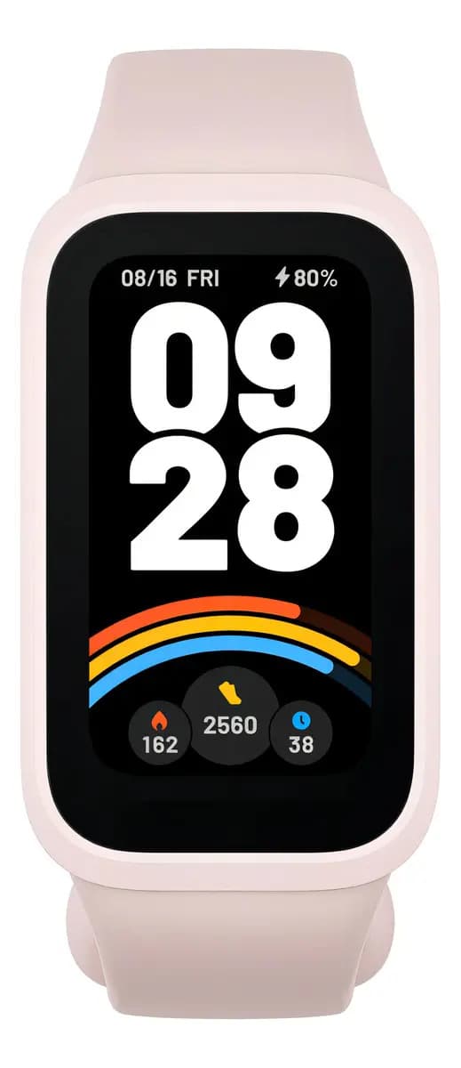 Xiaomi Smart Band 9 active Pink Sport silicona