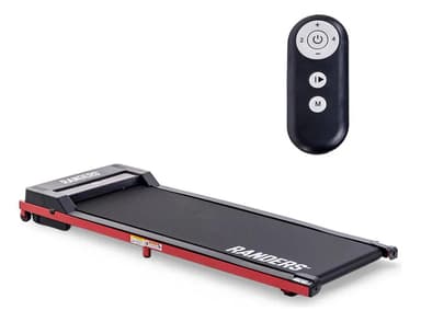 Cinta Caminar Con Motor Arg-360-X Randers Ultraplana Display Negro Y Rojo