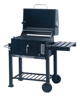 Parrilla Luxus Ibera Chulengo Carbon Asador Movil Con Ruedas Color Gris oscuro Incluye Funda