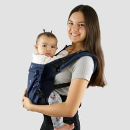 Koalita Portabebes® Mochila Ergonomica Color Azul Con Anclas