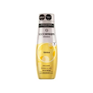Saborizante De Tónica Con Azúcar Saborizantes Sodastream 440mL Rinde 9L