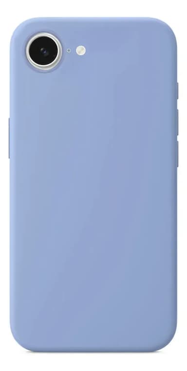 Funda Para iPhone 17e Y iPhone 16e (6.3 Pulgadas) Celeste Protector Silicona Suave Con Felpa Gamuza Interior Microfibra Sin Rayones Proteccion Completa De Lente De Camara - Celeste