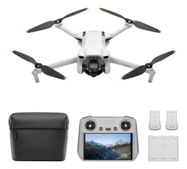 Combo Drone DJI Mini 3 Fly More Control DJI RC 4K HDR Sensor 48MP 3 Ejes Transmisión O2 Autonomía Extendida