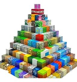 Bloques Magnéticos Cubos Para Armar De Construcción Estilo Minecraft Para Niños 60 Piezas | Didácticos Creativo Ilimitado Material Seguro Y Resistente No Tóxicos, Bordes Suaves Levys Bazar