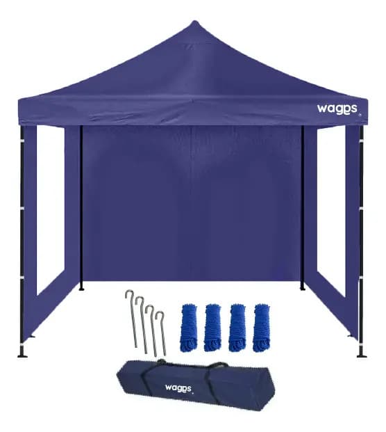 Gazebo Plegable 3x3mts Autoarmable Impermeable Cerrado Waggs