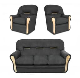 Juego Living 3cps Bilbao Sofá +2 Sillones Sillon Interliving Color