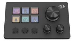 Stream Deck Redragon Skyrider Ss-551 6 Botones Lcd 3 Dial Negro