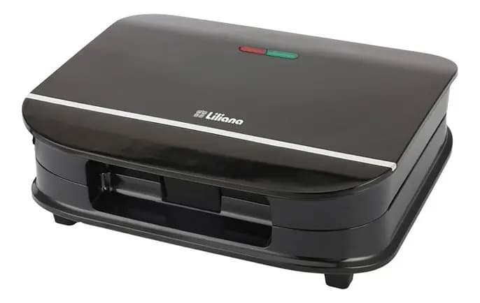 Sandwichera Aas970 Grilltoast Color Negro Liliana 850w