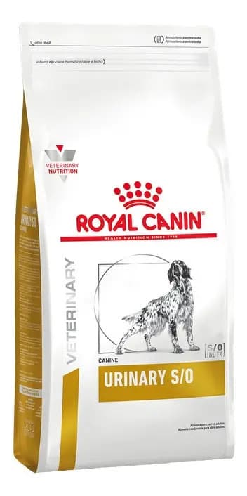 Alimento Royal Canin Veterinary Diet Canine Urinary S/O para perro adulto todos los tamaños sabor mix de 1.5 kg