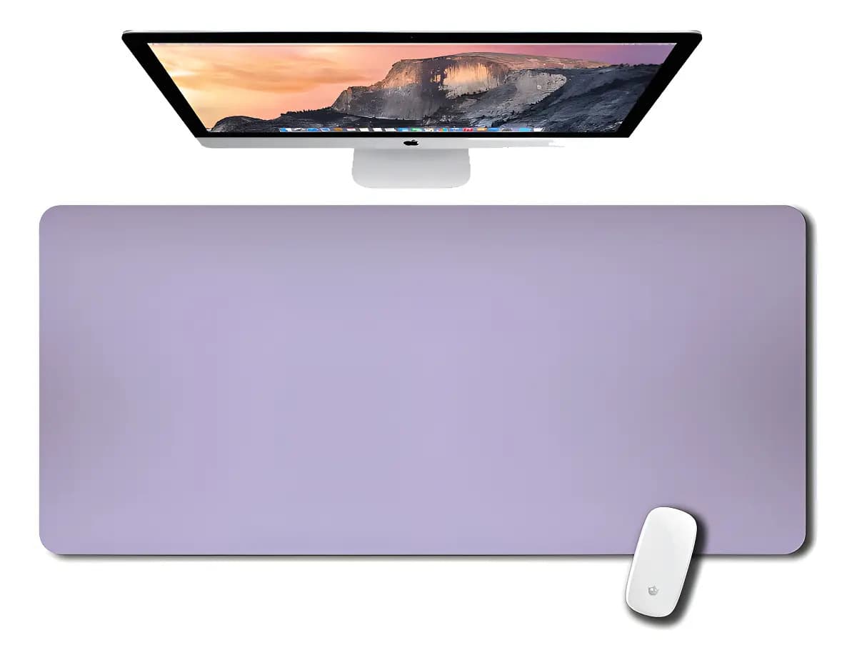 Mouse Pad Grande Gamer 84x38cm Antideslizante Lavanda