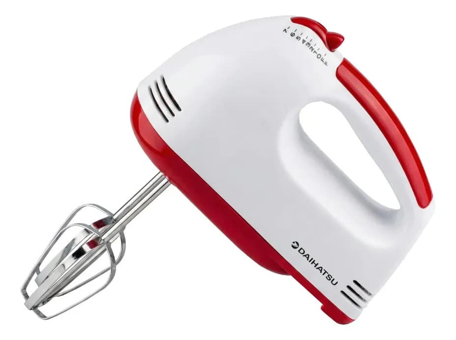 Batidora De Mano Electrica Profesional Amasadora Daihatsu Creen Hm-150 150w 7 Velocidades Kitchen + Accesorio Incluido Batidor 50 Hz X 60 Hz Color Blanca