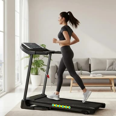 Cinta Caminadora Eléctrica G-Fitness Plegable con Bluetooth y 1.75 HP