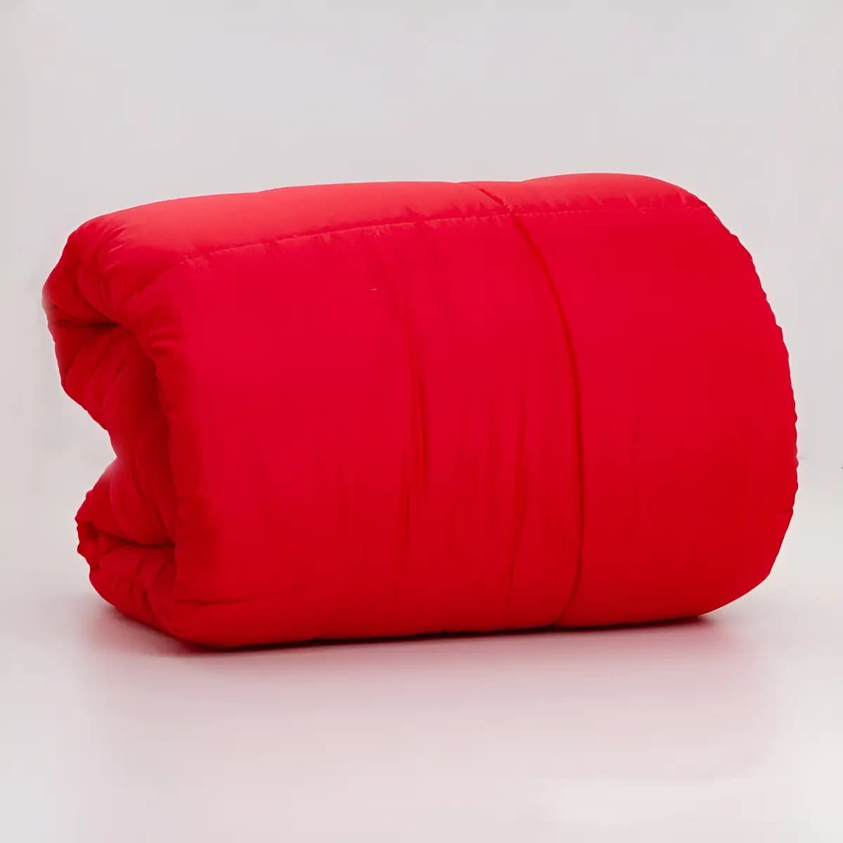 Acolchado 1 1/2 Oro Liso Casablanca Color Rojo
