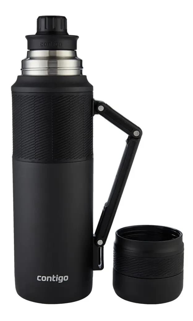 Termo Contigo Ashland Chill 2070897 35hs Agua Caliente 1200cc Color Negro