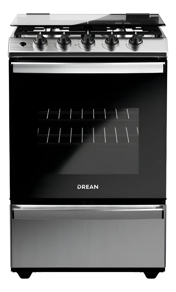 Cocina Multigas 56 Cm Inoxidable Drean Cd5614ai0 Gris