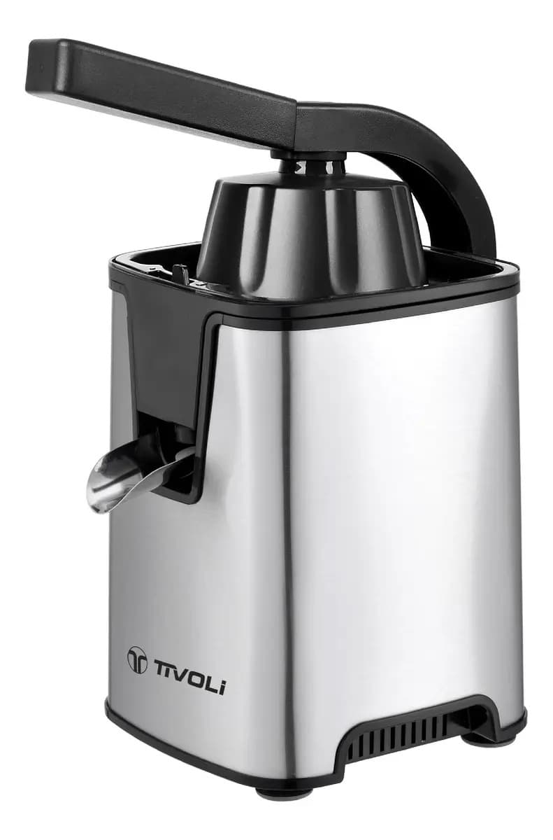 Exprimidor Eléctrico De Jugo Tivoli 400ml 350w - Dos Tamaños Base Antideslizante Plateado