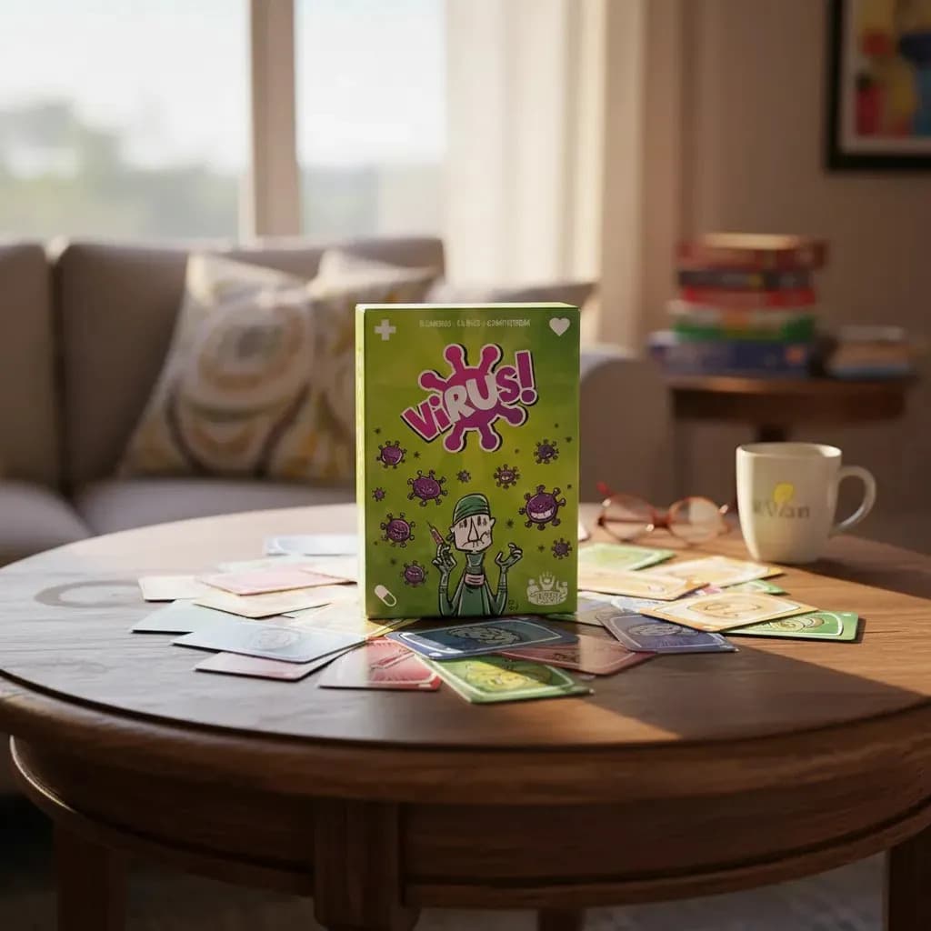 Juego de Estrategia Virus! El Dragón Azul 68 Cartas Español