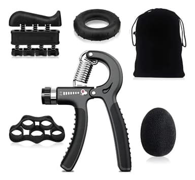 Pack Ejercitador Hand Grip TUSHKA con Resistencia Ajustable para Antebrazo y Mano