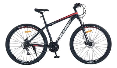 Bicicleta Mtb Overtech R29 Q5 21v Freno A Disco Shimano 12x Color Negro/Rojo/Blanco Tamaño del cuadro M