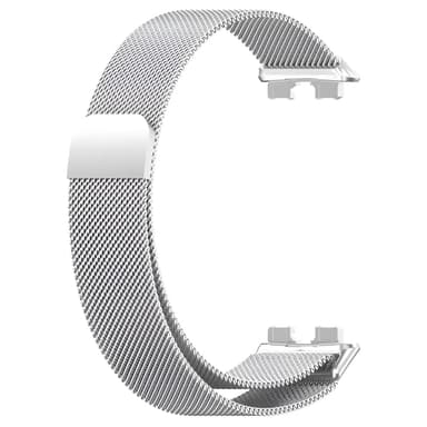Malla Metalica Milanese Compatible Con Reloj Huawei Band 8 Huawei Band 9 Huawei Band 10 1.47 Generica Marca Miaband Color Plateado
