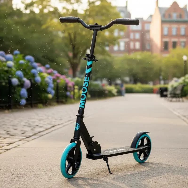 Monopatín Plegable Urban Deluxe - Moose - Planet Toys Color Aqua