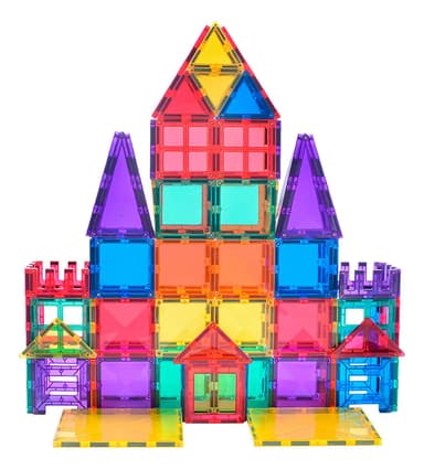 Bloques Magnéticos Gadnic 128 Piezas Infantiles Caja Creatividad