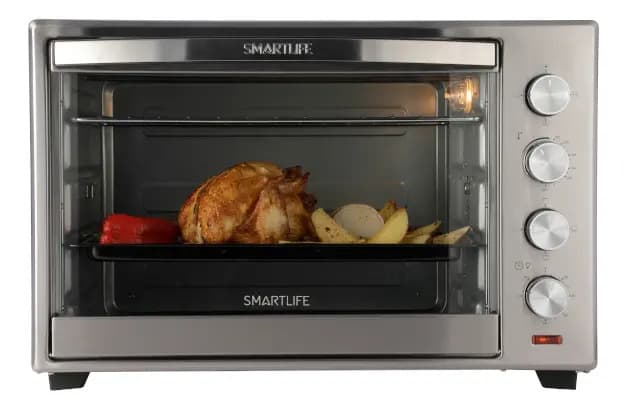 Horno Eléctrico Smartlife Conveccion Spiedo 50L 6 Funciones