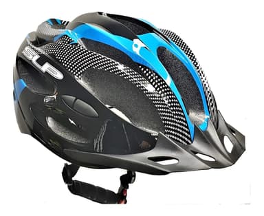 Casco de ciclismo SLP WT-032 Geométrico negro/azul único