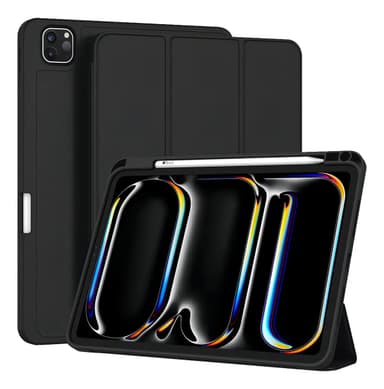 Funda Norcel TPU Negra con Apagado Automático Soporte iPad Pro 11 2024