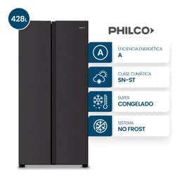 Heladera Philco Side By Side No Frost 428l Negra - PHSB450N