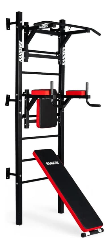 Gym Rack Randers Arg-154 Multifunción Negro