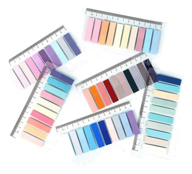 Post It - Señalador - Banderitas X10 Con Regla Color Summer