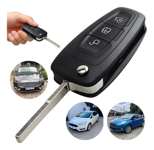 Carcasa Llave Ford Focus Mondeo Fiesta Navaja 3 Botones