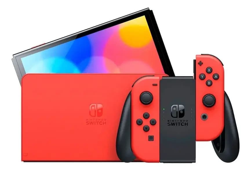 Nintendo Switch OLED 64GB Edición Mario Red