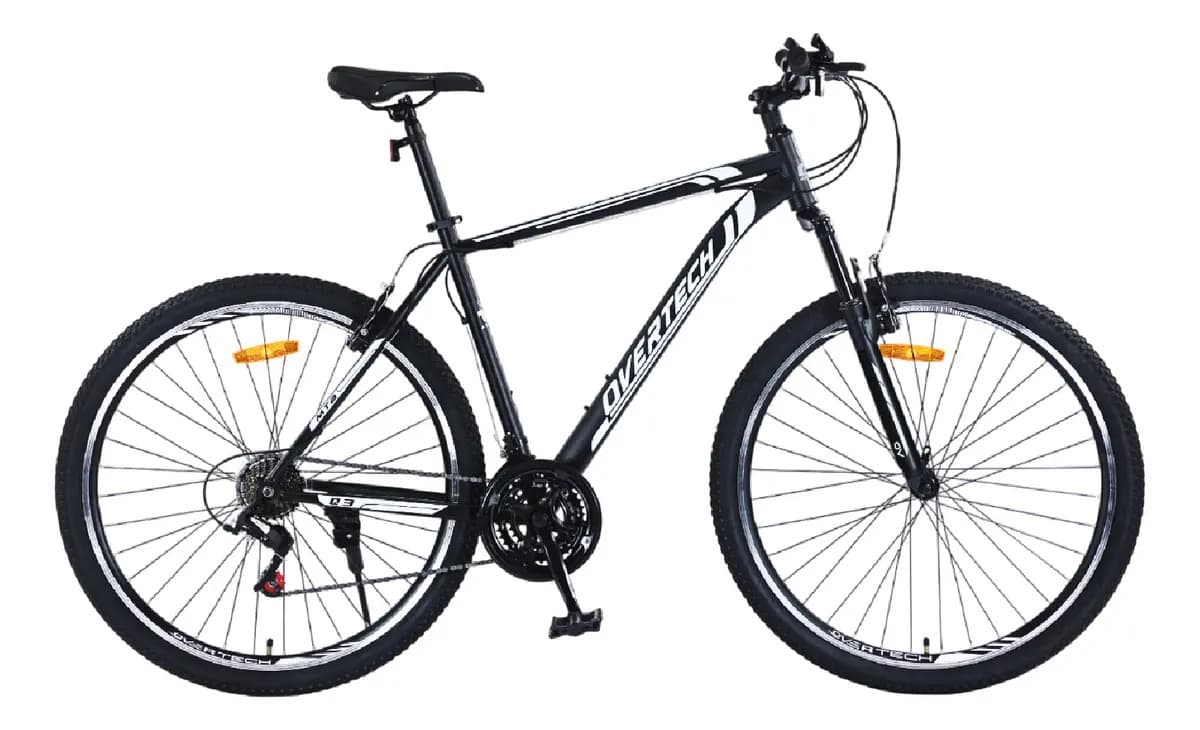 Bicicleta Mtb Overtech R29 Q3 Con Suspensión Tamaño Del Cuadro Xl Negro/blanco