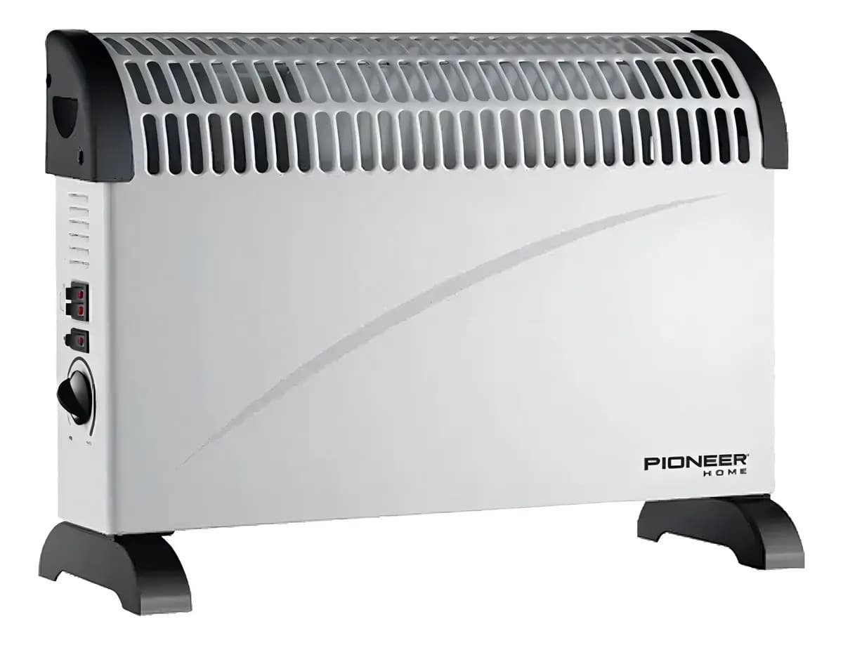Convector Eléctrico Pioneer PIO-210T 2000W 3 Niveles Termostato Ajustable