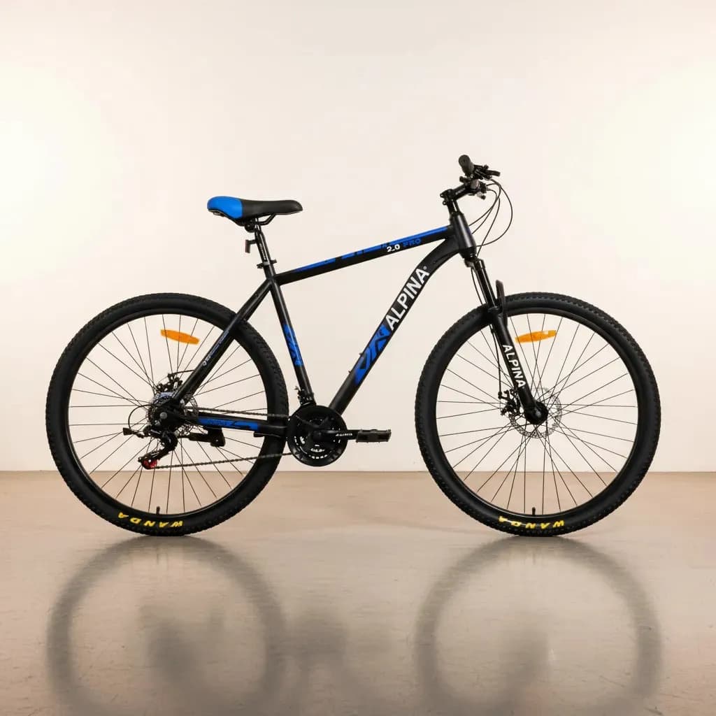 Bicicleta Alpina 2.0 Mtb 29 21 Vel. Freno Caliper Shimano Color Negro Azul Blanco 2.0 Std2 Tamaño Del Cuadro L